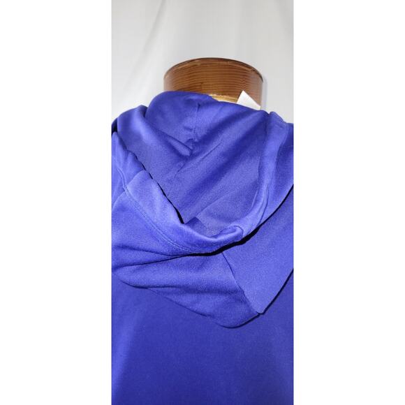 The North Face Womens Small Blue Orange Eat My Dust Pocket Hooded Sweatshirt - Picture 12 of 13